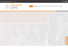 Tablet Screenshot of mercedescano.com